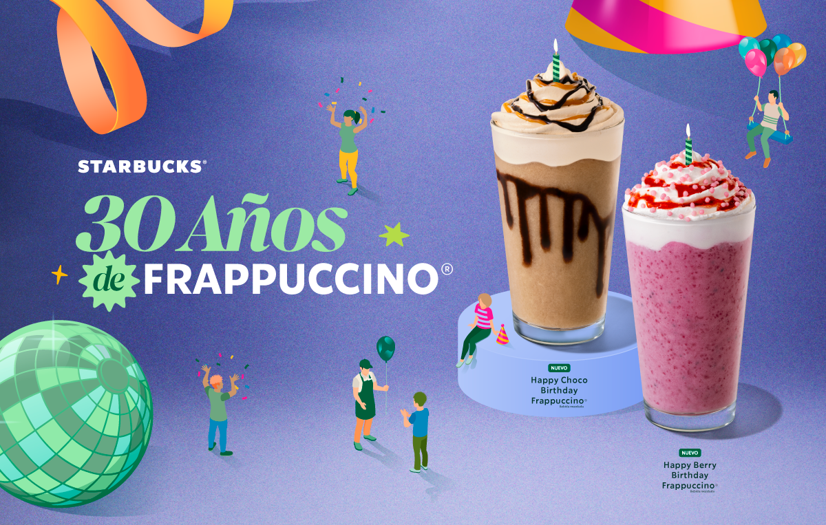 Starbucks celebra 30 años del Frappuccino® 