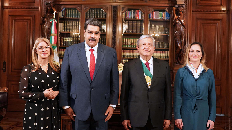 El nombre de México es una constante en expediente contra Maduro