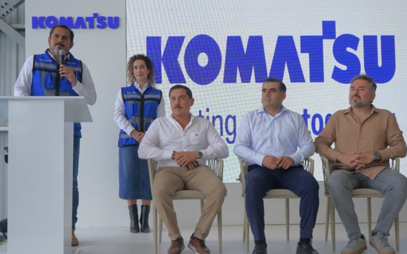 Komatsu llega a Colima para impulsar inversión y fortalecer la logística en el Pacífico
