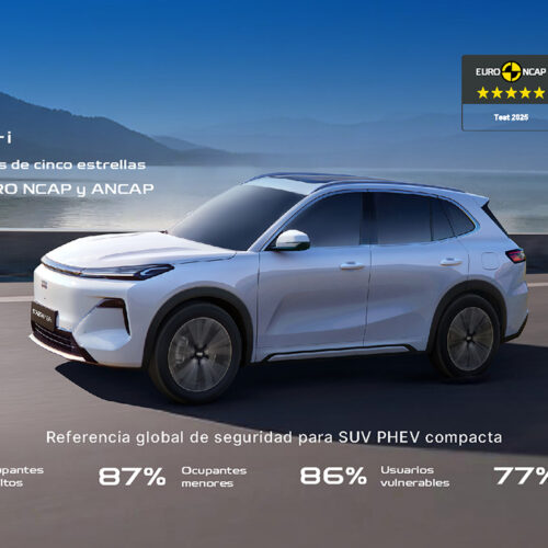 Geely EX5 EM-i conquista la máxima seguridad de cinco estrellas