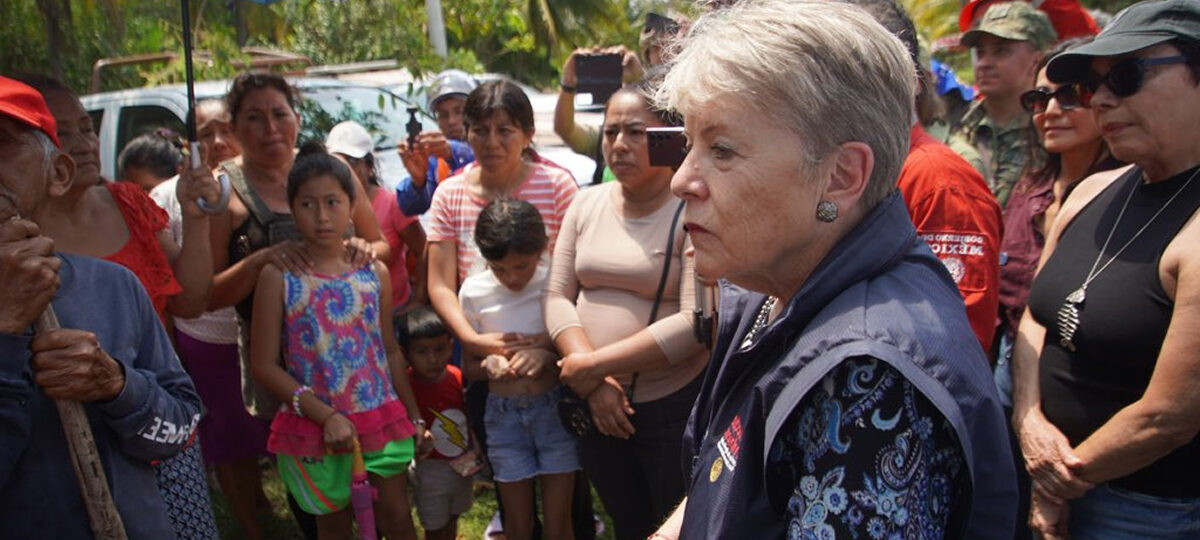 Al Senado Alicia Bárcena por daño del petróleo en  Veracruz