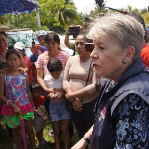 Al Senado Alicia Bárcena por daño del petróleo en  Veracruz