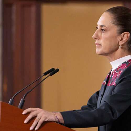 Alito Moreno le da clases de política exterior a Claudia Sheinbaum