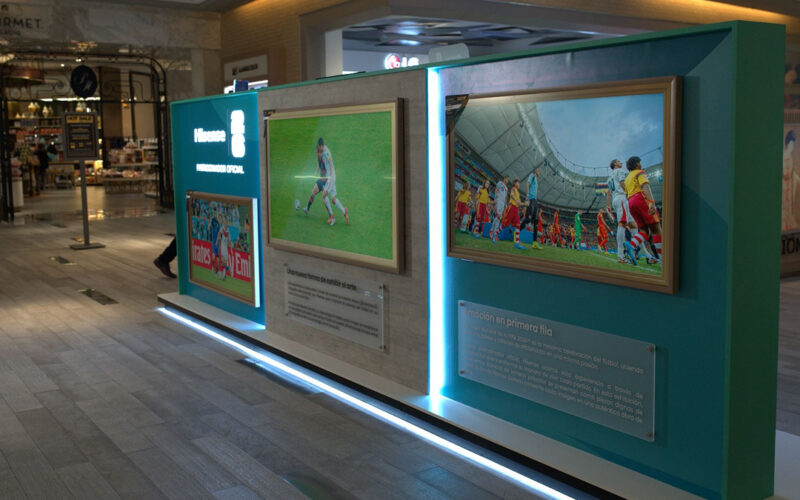 Hisense México celebra la pasión mundialista con exclusiva exhibición