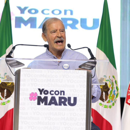 Los cuatro presidentes en defensa de Maru Campos