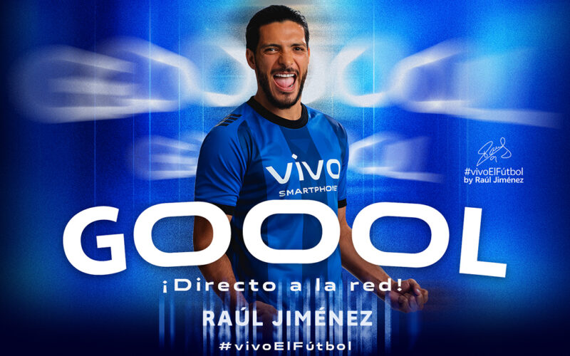 vivo Smartphone felicita al delantero Raúl Jiménez por su gol histórico