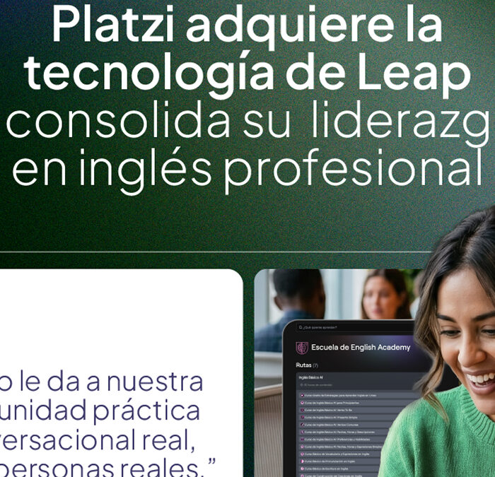 Platzi expande su ecosistema educativo tras absorber la plataforma Leap