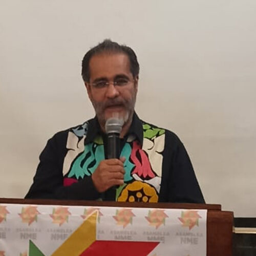René Bejarano, a la campaña de Andy López