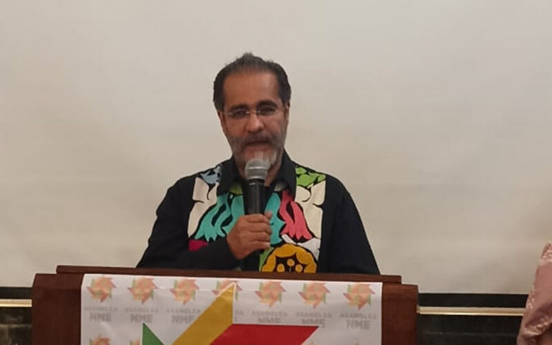 René Bejarano, a la campaña de Andy López
