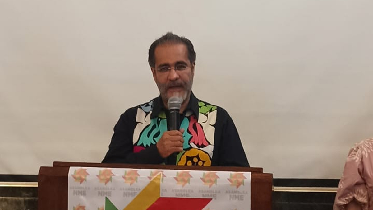 René Bejarano, a la campaña de Andy López