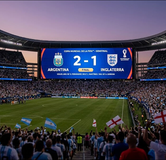 Argentina tumba a Inglaterra sobre la hora y va por el bicampeonato