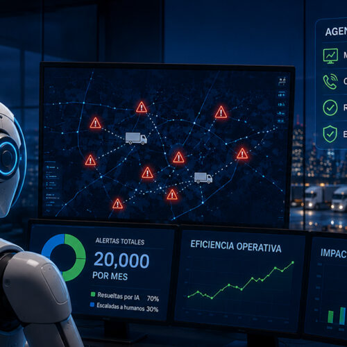 Inteligencia artificial autónoma toma el control de la logística en México