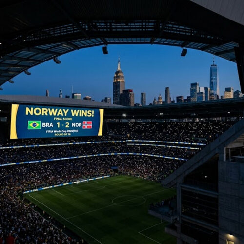 Noruega tumba al gigante sudamericano en Nueva Jersey