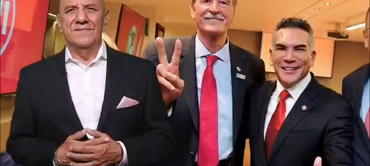 Encuentro de Alejandro Moreno y Vicente Fox