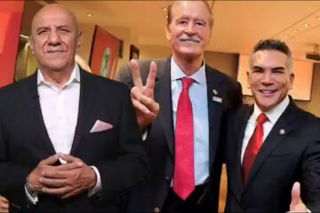 Encuentro de Alejandro Moreno y Vicente Fox