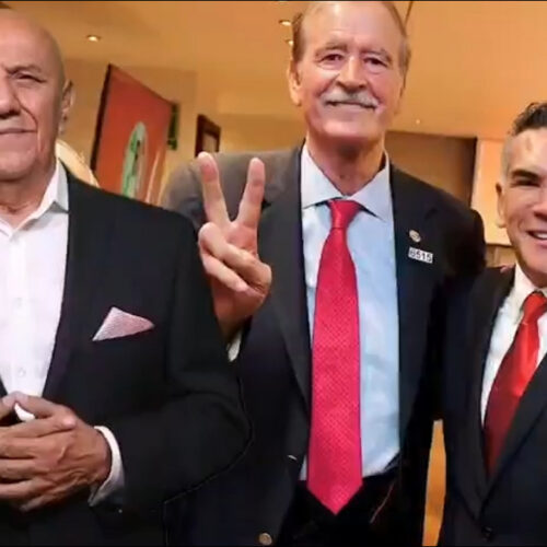 Encuentro de Alejandro Moreno y Vicente Fox