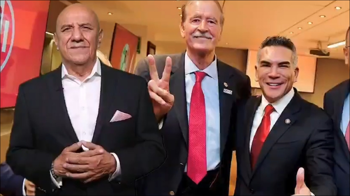 Encuentro de Alejandro Moreno y Vicente Fox